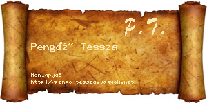 Pengő Tessza névjegykártya